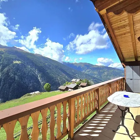 Appartement L'arzinol Avec Vue Panoramique, St-martin Vs, Val D'hérens
