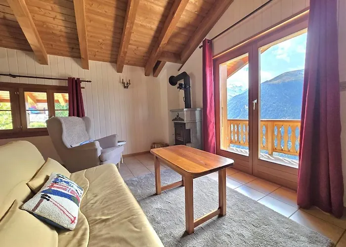 公寓 L'arzinol Avec Vue Panoramique, St-martin Vs, Val D'herens Saint-Martin