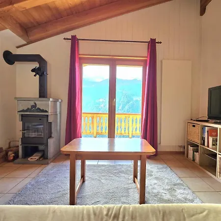 L'arzinol Avec Vue Panoramique, St-martin Vs, Val D'herens Apartmán *