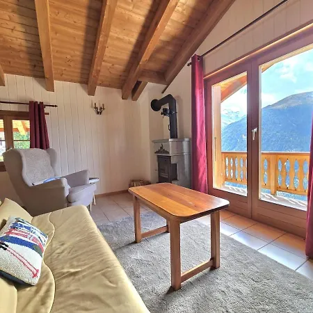 アパート L'arzinol Avec Vue Panoramique, St-martin Vs, Val D'herens Saint-Martin